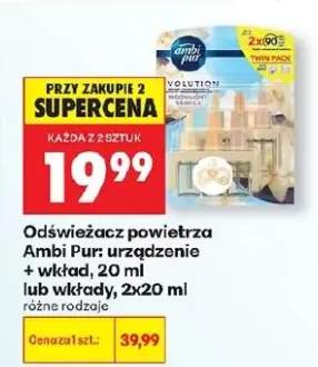 Odświeżacz powietrza urządzenie + wkład 20ml lub wkłady 2x20ml różne rodzaje