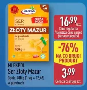 Ser Złoty Mazur w plastrach w plastrach