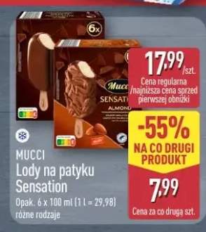 Lody na patyku Sensation