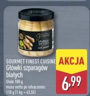 Główki szparagów białych