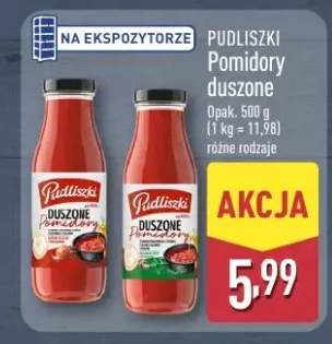 Pudliszki pomidory duszone różne rodzaje