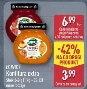 Konfitura extra różne rodzaje