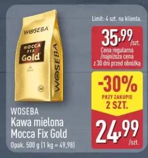 Kawa mielona Mocca Fix Gold
