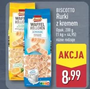 Rurki z kremem różne rodzaje