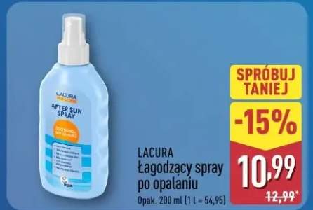 Łagodzący spray po opalaniu
