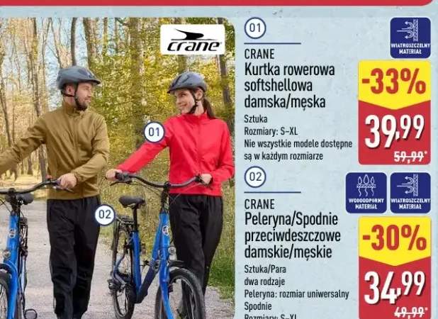 Kurtka rowerowa softshellowa damska/męska