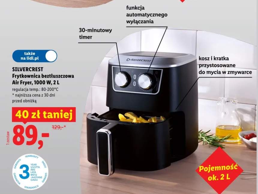 Frytkownica beztłuszczowa Air Fryer