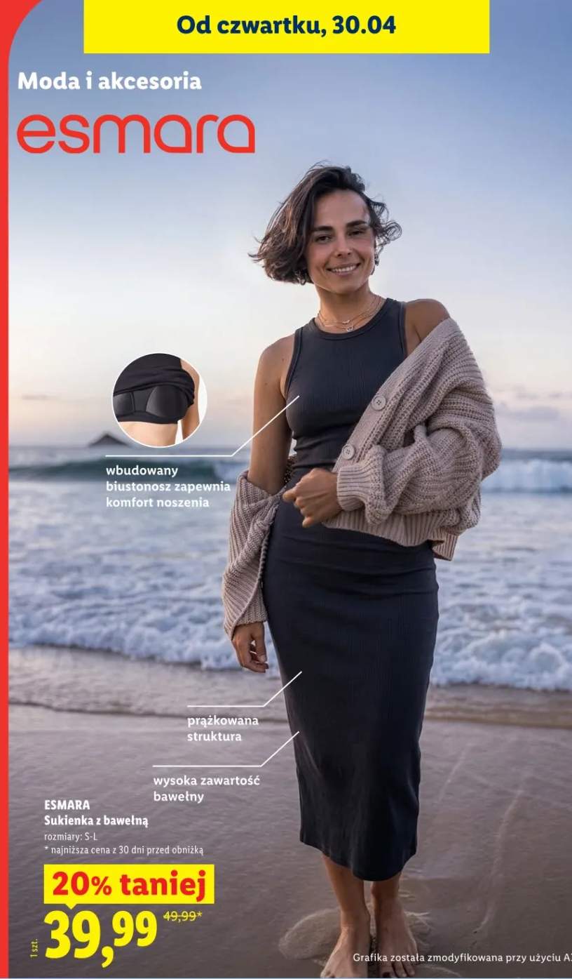 Sukienka z bawełną