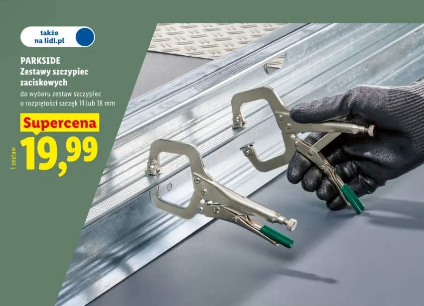 Zestawy szczypiec zaciskowych