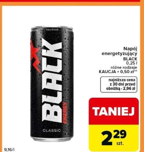 Napój energetyzujący black classic
