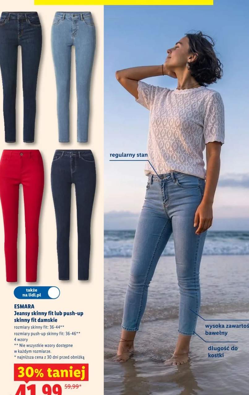 jeansy damskie