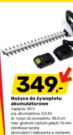Nożyce do żywopłotu akumulatorowe
