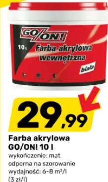 Farba akrylowa wewnętrzna mat