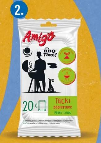 Tacki papierowe jednorazowe