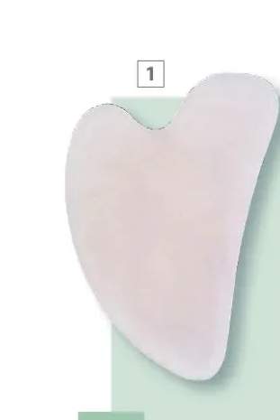 Kamień kwarcowy gua sha do masażu twarzy