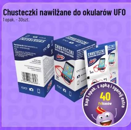 Chusteczki nawilżane do okularów