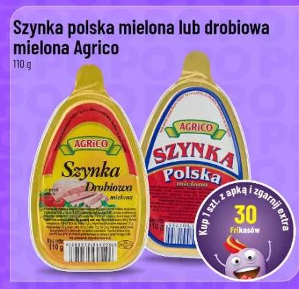 Szynka polska mielona lub drobiowa mielona Agrico