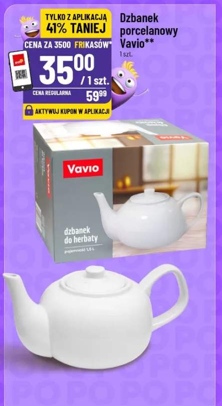 Dzbanek porcelanowy Vavio