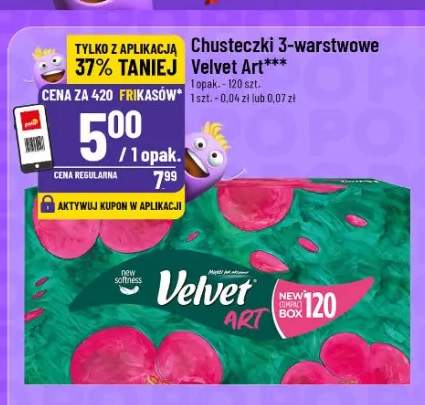 Chusteczki 3-warstwowe Velvet Art