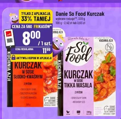 Kurczak Danie So Food