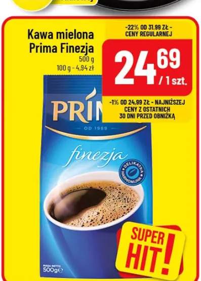 Kawa mielona Prima Finezja