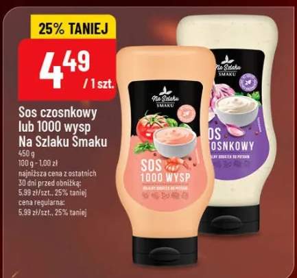 Sos czosnkowy lub 1000 Wysp Na Szlaku Smaku