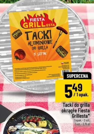 Tacki do grilla okrągłe