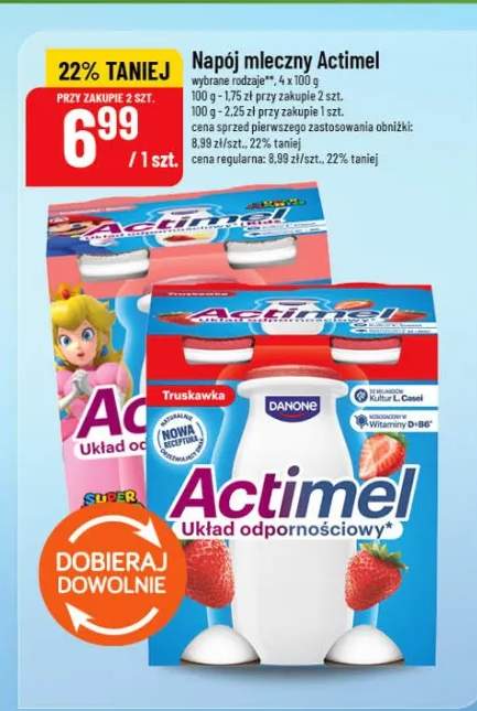 Napój mleczny Actimel