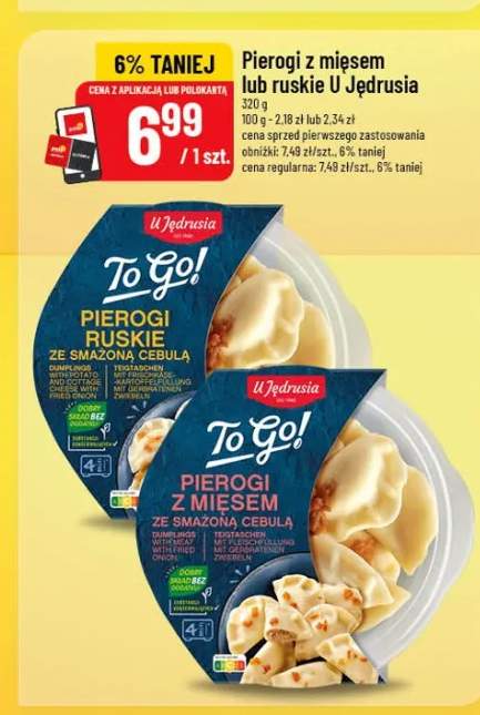 Pierogi z mięsem lub ruskie U Jędrusia