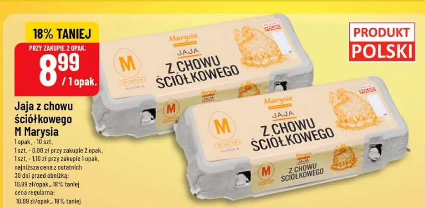 Jaja z chowu ściółkowego M