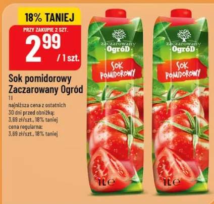 Sok pomidorowy Zaczarowany Ogród