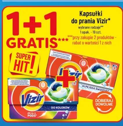 Kapsułki do prania Vizir