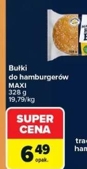 Bułki do hamburgerów maxi