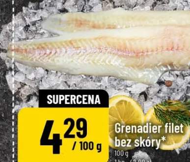 Grenadier filet bez skóry