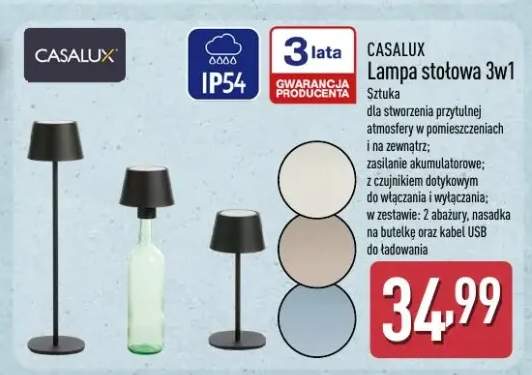 Lampa stołowa 3w1