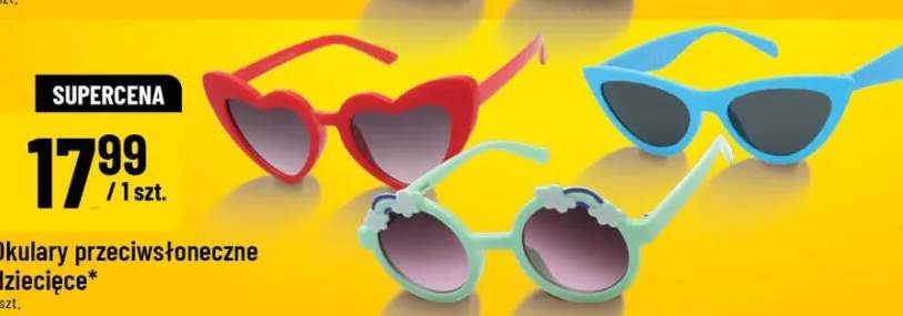 Okulary przeciwsłoneczne dziecięce