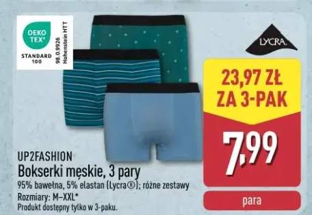 Bokserki męskie, 3 pary