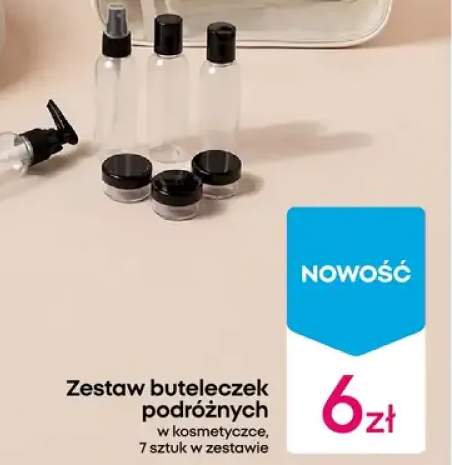 Zestaw buteleczek podróżnych
