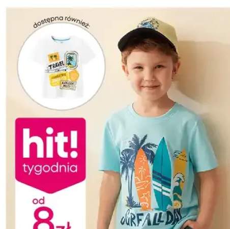 Koszulka chłopięca 100% bawełny 