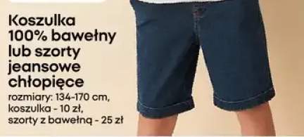 Szorty jeansowe chłopięce
