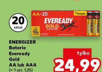 Baterie Eveready Gold AA lub AAA (=1 szt. 1,25)