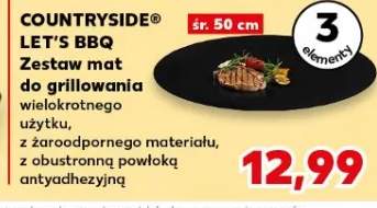 Zestaw mat do grillowania wielokrotnego użytku, z żaroodpornego materiału, z obustronną powłoką antyadhezyjną