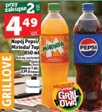 Napój Pepsi/Mirinda/7up 850ml