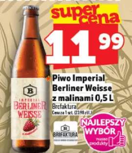 Piwo Imperial Berliner Weisse z malinami