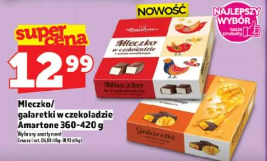 Galaretki w czekoladzie