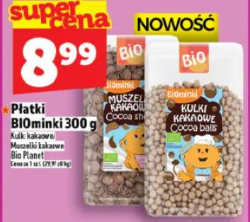 Płatki BIOminki kulki kakaowe Cocoa balls