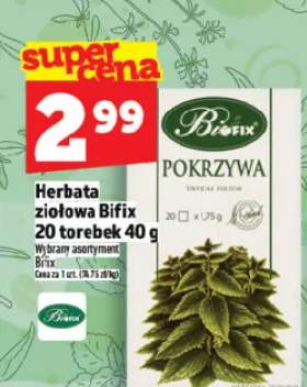 Herbata ziołowa 20 torebek 40g