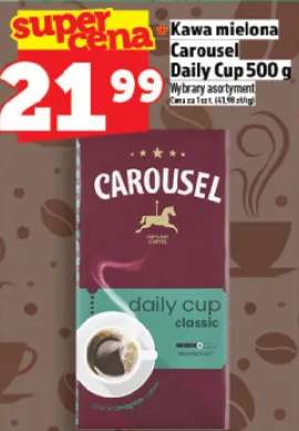 Kawa mielona Carousel Daily Cup 500g