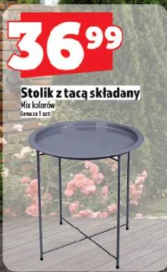 Stolik z tacą składany