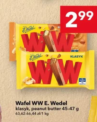 Wafel klasyk, peanut butter